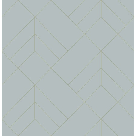 A-Street Prints Sander Light Blue Geometric Wallpaper 4066-26547