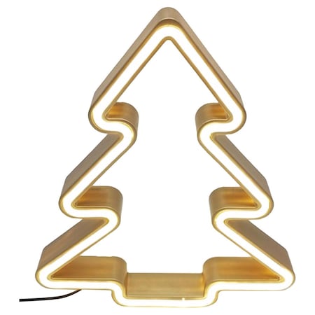 Celebrations LED Warm White Tree Table Decor 10 in. N1304914