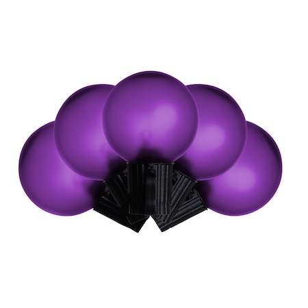 Celebrations Purple 25 ct LED Smooth Frosted Halloween Lights 11-17001A