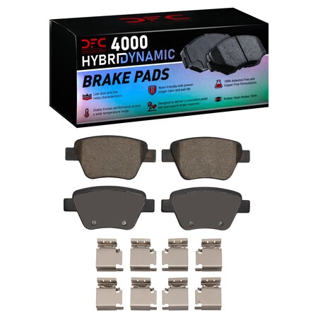 Dfc 4000 HybriDynamic, Disc Brake Pad Set,  4000-1456-01
