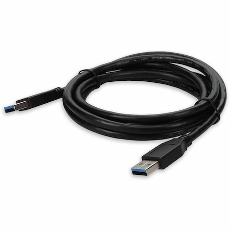Add-On 2M USB 2.0 A MALE TO MALE BLACK CABL USB3EXTAA2M