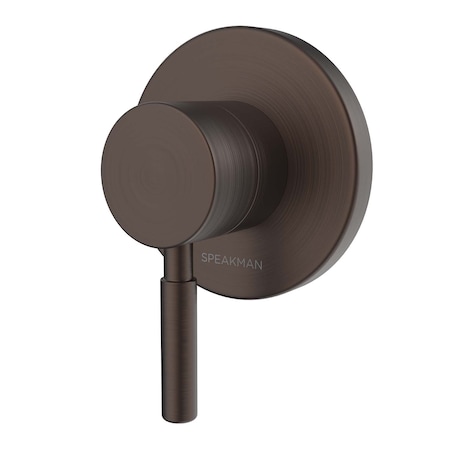 Speakman 3-Way Transfer Valve Trim, Round, Lever Handle, Oil Rubbed Bronze CPT-1110-3-ORB