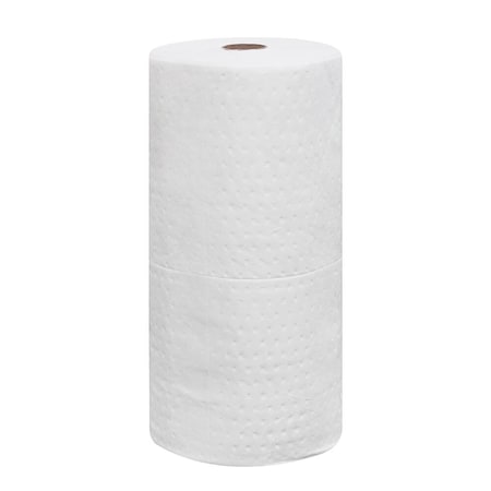 Enpac Sorbent Roll, Oil, 15 in x 150 ft, White ENP ORB30150