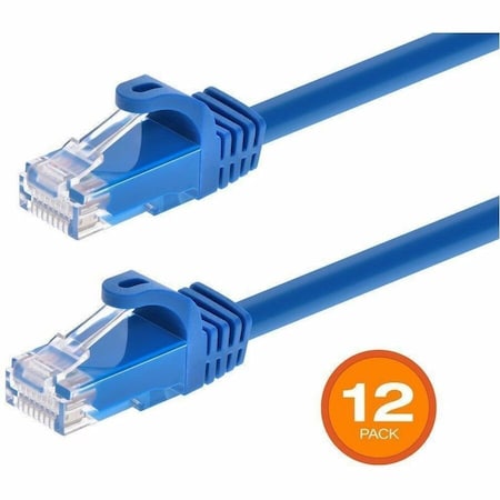 Monoprice FLEXBOOT CAT6 ETHERNET PATCH CABLE - SNAGLESS RJ45_ 550MHZ_ UTP_ PURE 41821