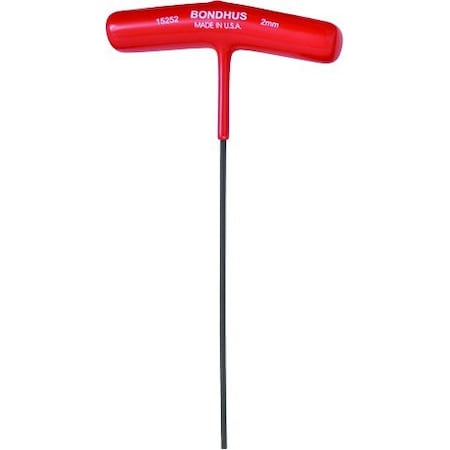 Bondhus 2.0mm Hex T-Handle 6in Length 15252