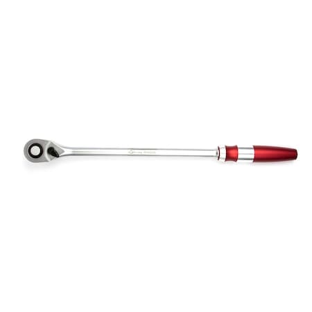 Genius Tools 1/2inDR. 100 Teeth Quick Ratchet 415mmL Aluminum Grip 484100L
