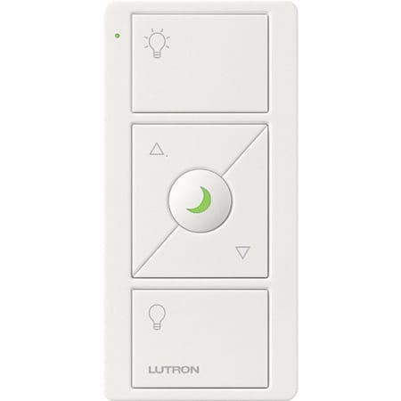 Lutron Wireless Control, Nightlight, 3Bttns, White PJN-3BRL-GWH-L01
