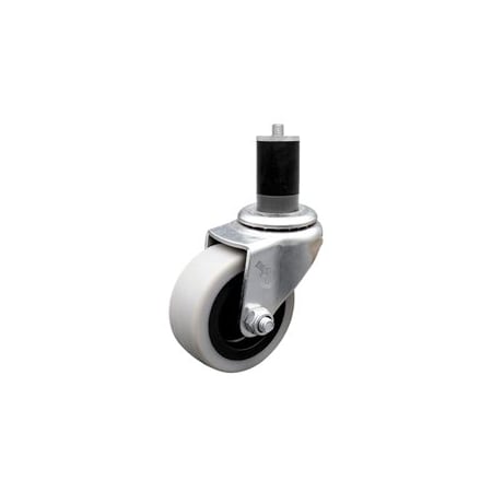 Service Caster 2 Inch Thermoplastic Rubber Wheel 1-5/8 Inch Expanding Stem Caster SCC SCC-EX05S210-TPRS-158