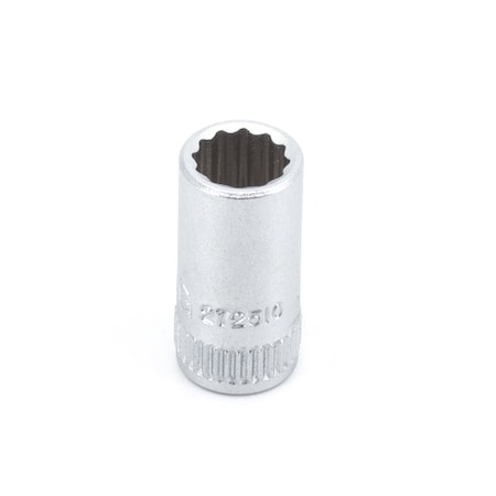 Genius Tools 1/4in Dr. 1/2in(12 pt.) Hand Socket 272516