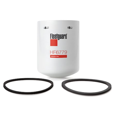 Fleetguard Hydraulic Filter, 6.6875 in, Spin-On HF6779