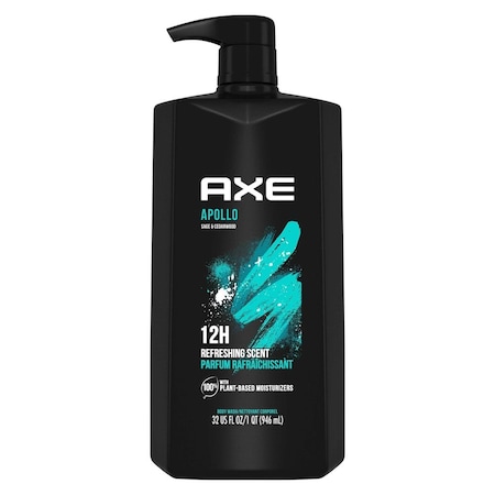 Axe Apollo Body Wash with Pump, 32 Ounce, 4PK 64899119