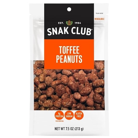 Snak Club CSU29528 Toffee Peanut, 7.5 oz 700535