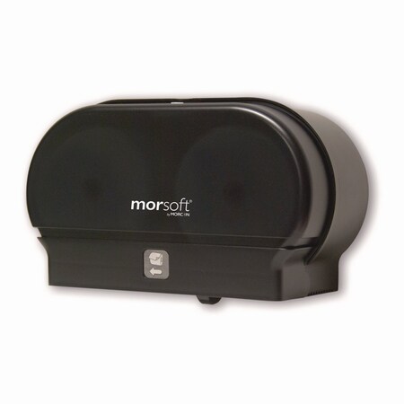 Morcon Valay Toilet Tissue Dispenser, 11.5" x 6.5", Black MOR M1005-8