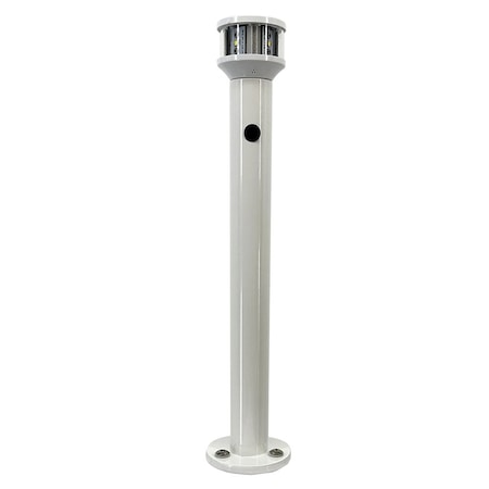 Seaview 24in Fixed Light Post w/C5 Certified All-Round LED Light SVLTP24LEDC5