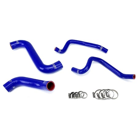 Hps Performance High Temp Reinforced Silicone Radiator and Heater Coolant Hose Kit, Blue,  57-1809-BLUE
