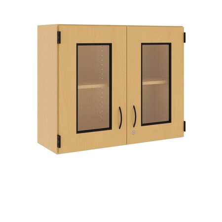 I.D. Systems Mobile Wood Cabinet, Maple, 36 in W x 36 in L x 30 in H x 14 in D 82136K300577