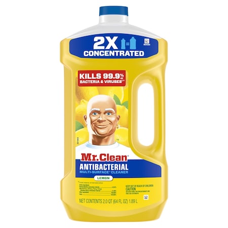Mr. Clean Lemon Scent Concentrated Multi-Surface Cleaner Liquid 64 oz 80375758
