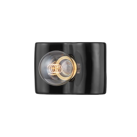 Mitzi Jillian 1 Light Bath And Vanity 15.75 In. Chemical Black H545301-CBK