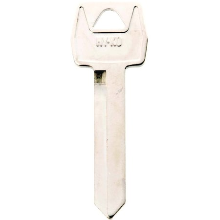 Hy-Ko Key Blank, Brass, Nickel, For: Ford, Lincoln, Mercury Vehicles 11010H60