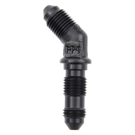Light House Beauty 483703-BL -3 AN x 45 deg Bulkhead Fitting - Black LI3608960