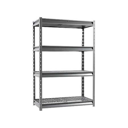 Zoro Select General Purpose Boltless Metal Shelving ATLAS482472-4G3000