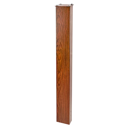 Mail Boss In-Ground Mailbox Post, Wood Grain, 14-Gauge Galvanized Steel, 4x4 805954