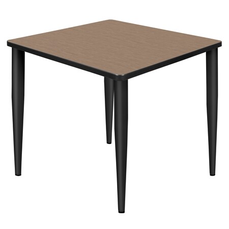 Regency Square Kahlo Breakroom Table, 30 in W, 30 in L, Noble Oak TPL3030NOBK