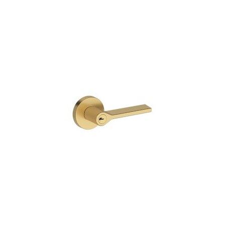 Baldwin Residential Door Levers Keyed Entry Reversible Lifetime Satin Brass ENANACRR044