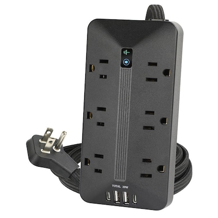 Powerzone PYRAMID SURGE 2 A&C 2500J 6FT ORPBSUC409