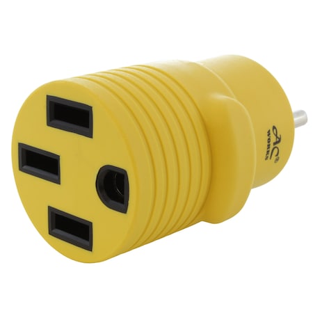 Ac Works RV Adapter TT-30P RV 30A Male Plug to RV 50A 14-50R Connector RVTT1450