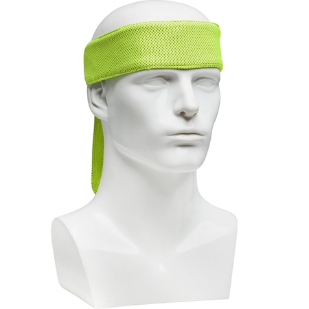 Ez-Cool Evaporative Cooling Tieback Headband, PVA with Wicking Fiber 393-EZ400-LY