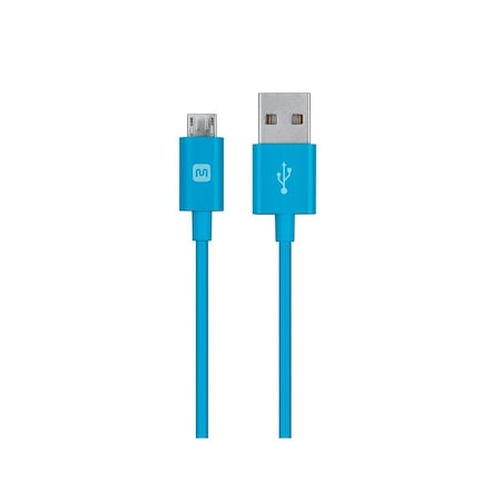 Monoprice Usb A To Micro B Cable, 6 ft.Blue 13929