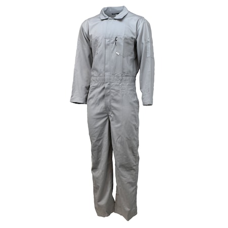Neese Workwear 7 oz Ultra-Soft FR Coverall-GY-5X VU7CAGY-5X