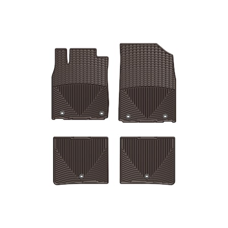 Weathertech Cocoa, Front and Rear All Weather Floor Mats WTLC289290