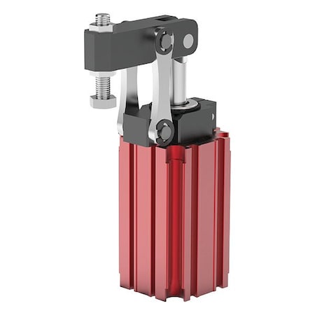 De-Sta-Co Pneumatic Lever Clamp, 2.2" L Arm, Steel 8840G