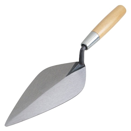 Kraft Tool Kraft Tool 10" Hi-Craft Brick Trowel w/Wood Handle HC149