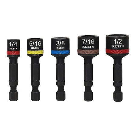 Klein Tools Nut Driver Set, Alloy Steel, Imperial 32925S