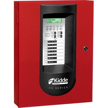 Kidde Alarm Control Panel, 2 AWG Class B Circuit Input (5), 2 AWG Class B Circuit Output (2), Steel FX-5R
