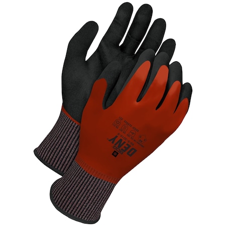 Bdg Cut Resistant Coated Gloves, Cut Level A6 , Foam Nitrile , Smooth , XL 1 PR 99-9-3018-10