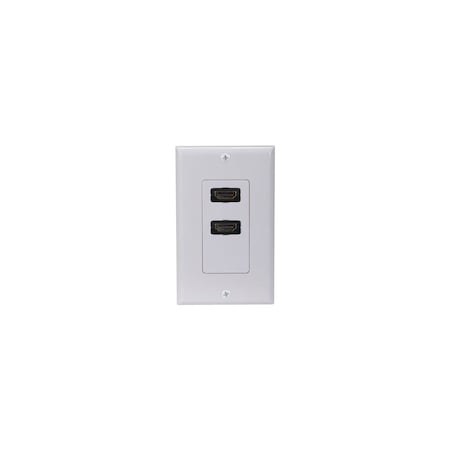 Audiovox HDMI Dual Wall Plate DH201E1V