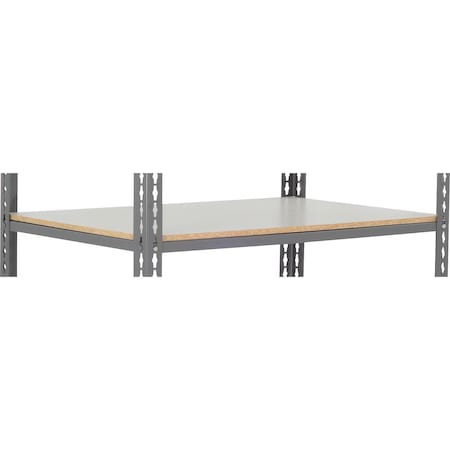 Global Industrial Standard Duty Boltless Shelving Additional Shelf, 36"W x 12"D, Laminate Deck B3165730