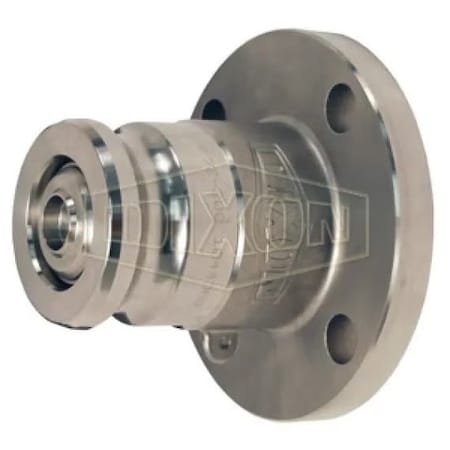 Dixon Type AF Bayloc Cam & Groove Adapter, 2 in Nominal, Dry Disconnect Male Adapter x 150 lb ASA Flange E DBAF76-1520
