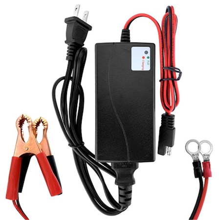 Plugit 12V Lithium Ion Battery Charger for Motorcycle PL2535576