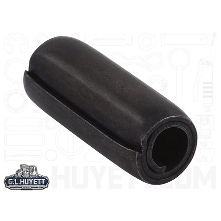 Huyett Coiled Spring Pin, Standard Duty, High Carbon Steel, 8 mm Dia x 20 mm Length SPCM-080-020