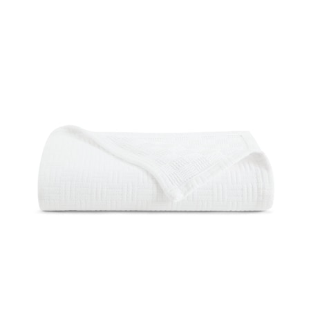 Arkwright Home Host & Home Cotton Bed Blanket Twin White - 1 Blanket P-BKCOT-6890-WH