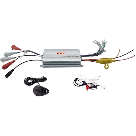 Pyle 4 Channel Waterproof MP3/ Ipod Marine Power Amplifier PLMRMP3A