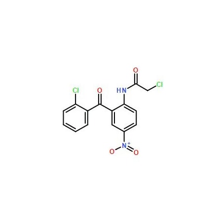Ak Scientific 2-Chloroacetylamido-5-nitro-2'-chlorobenzophenone (25g), CAS 180854-85-7 S330-25g