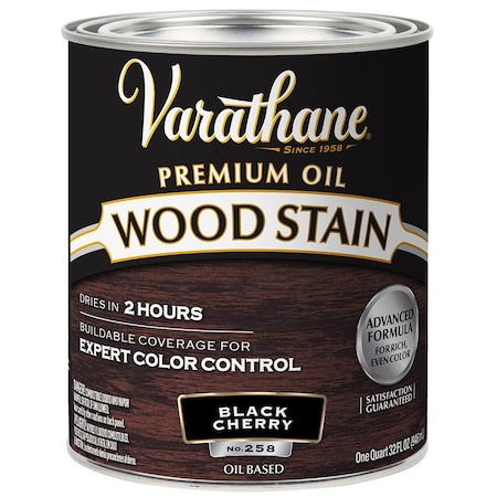 Rust-Oleum 1 Qt Black Cherry Varathane Oil-Based Interior Wood Stain 241411H