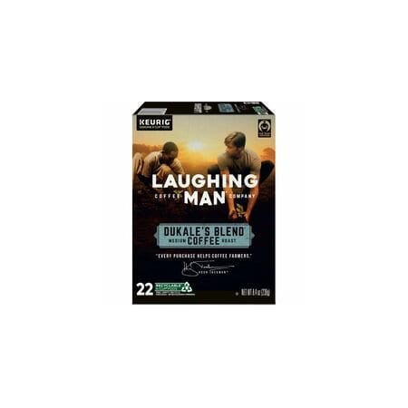 Laughing Man K-Cup, Pod Coffee - Compatible with Keurig K-Cup Brewer - Medium - K-Cup, Pod - Dukale's Blend, 4PK 5000345777