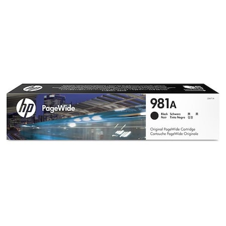 Hp 981A (J3M71A) Black Original PageWide Cartridge (6,000 Yield) J3M71A